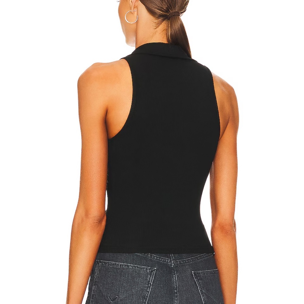 Superdown Rina Ruched Top in Black - Picture 3 of 8